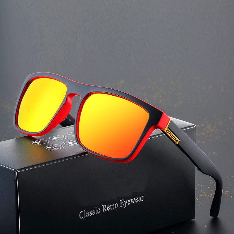 STRYKR Sportbril Retro – Gepolariseerde Zonnebril met Kunststof Frame