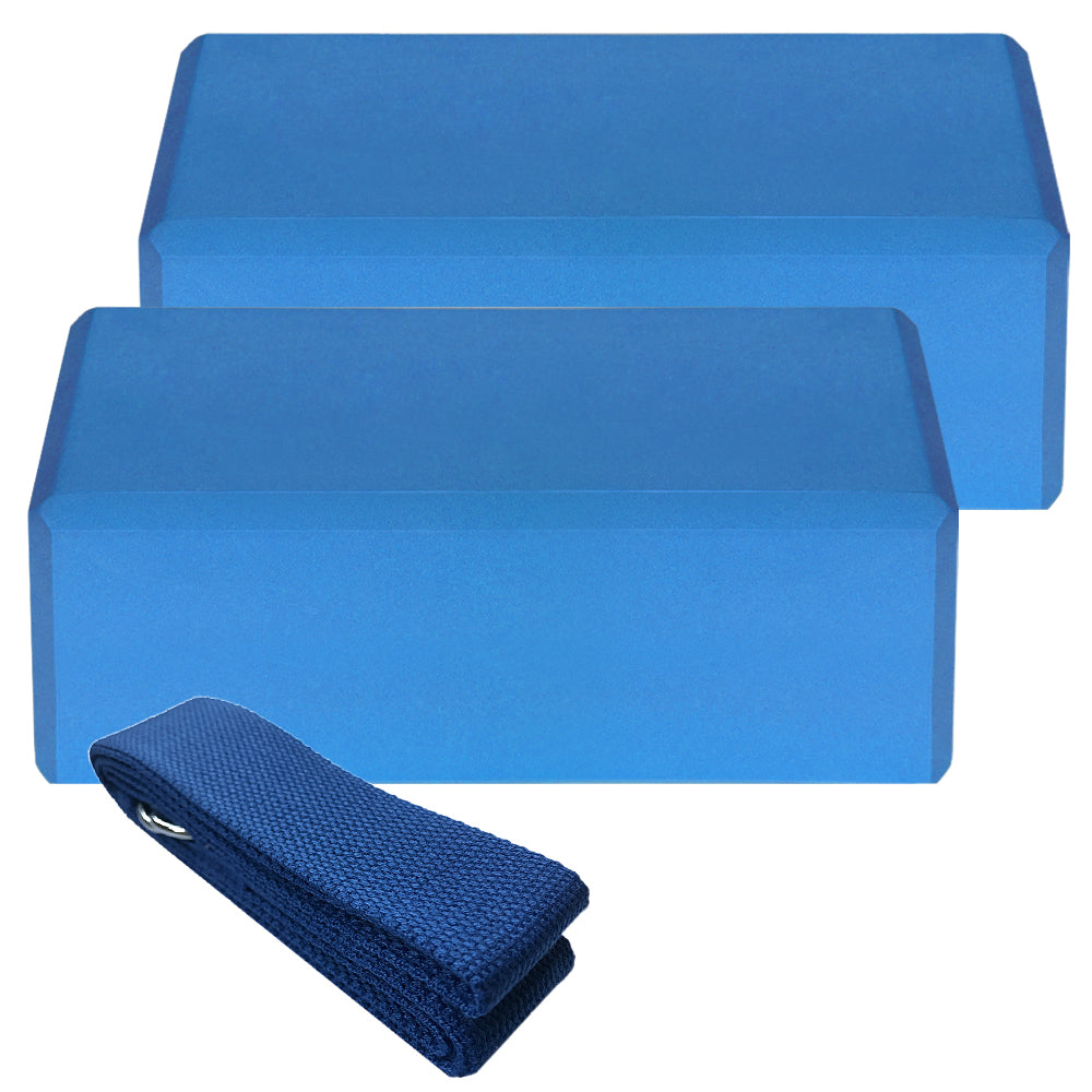 STRYKR Yogablokken Set - 2 EVA Yoga Blokken + Yogariem voor Pilates, Stretching & Meditatie – foto 7