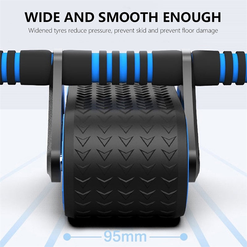 STRYKR Buikroller Premium - Dubbel Wiel Ab Roller met Auto-Rebound voor Buikspiertraining & Core (Fitness Thuis) – foto 6