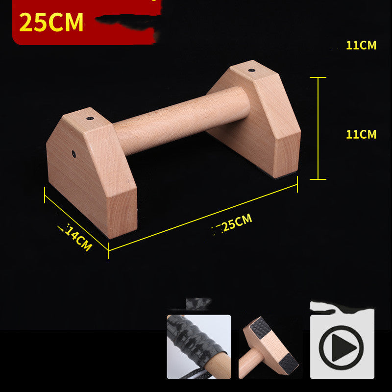 STRYKR Push-up Beugels - Houten Parallettes voor Krachttraining, Calisthenics & Thuisworkout – foto 2