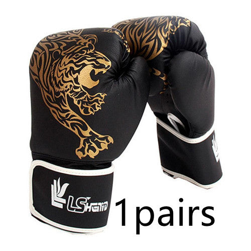 STRYKR Bokshandschoenen - PU Leren Bokshandschoenen voor Boksen, Kickboksen & MMA Training – foto 3