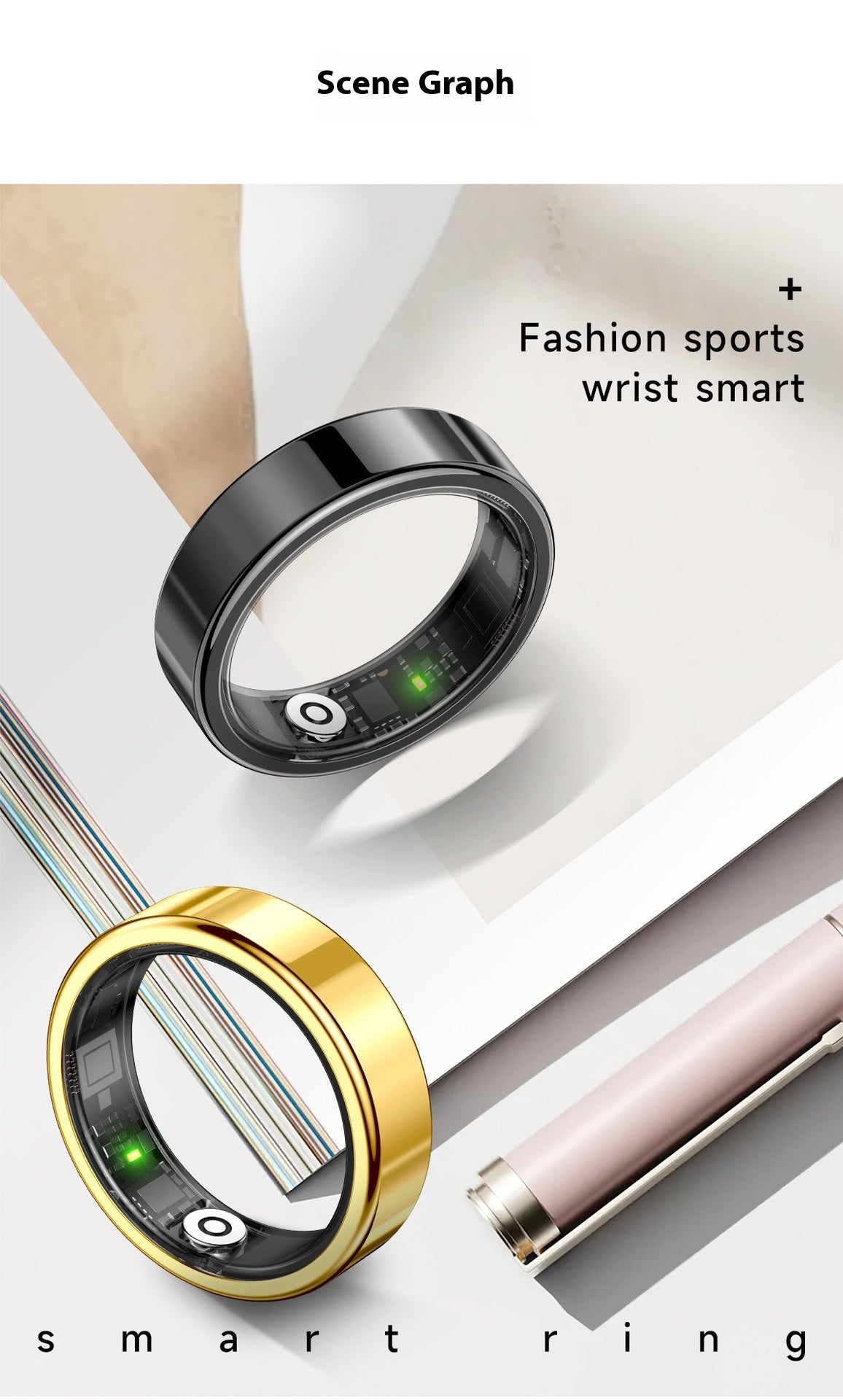 STRYKR smart ring met hartslag, zuurstof en slaaptracking - foto 6