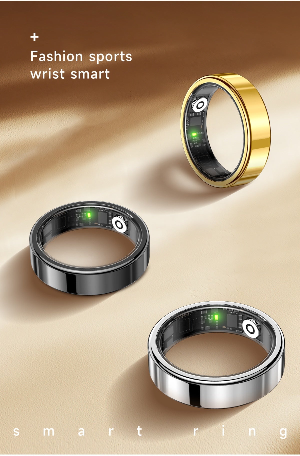 STRYKR smart ring met hartslag, zuurstof en slaaptracking - foto 4